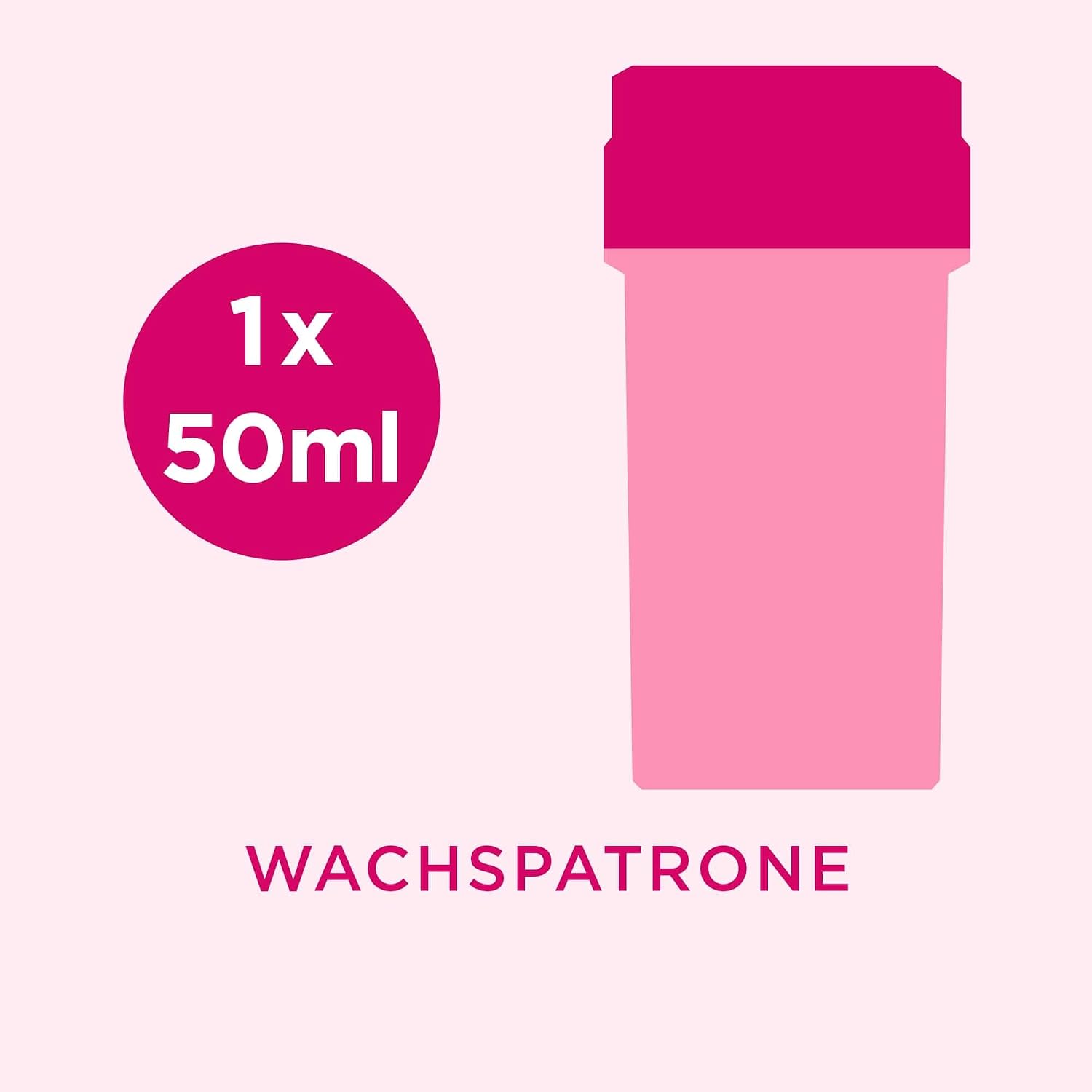 Detalle de Veet EasyWax Nachfüll-Patrone für elektrisches Roll-on Warmwachsgerät – 50 ml