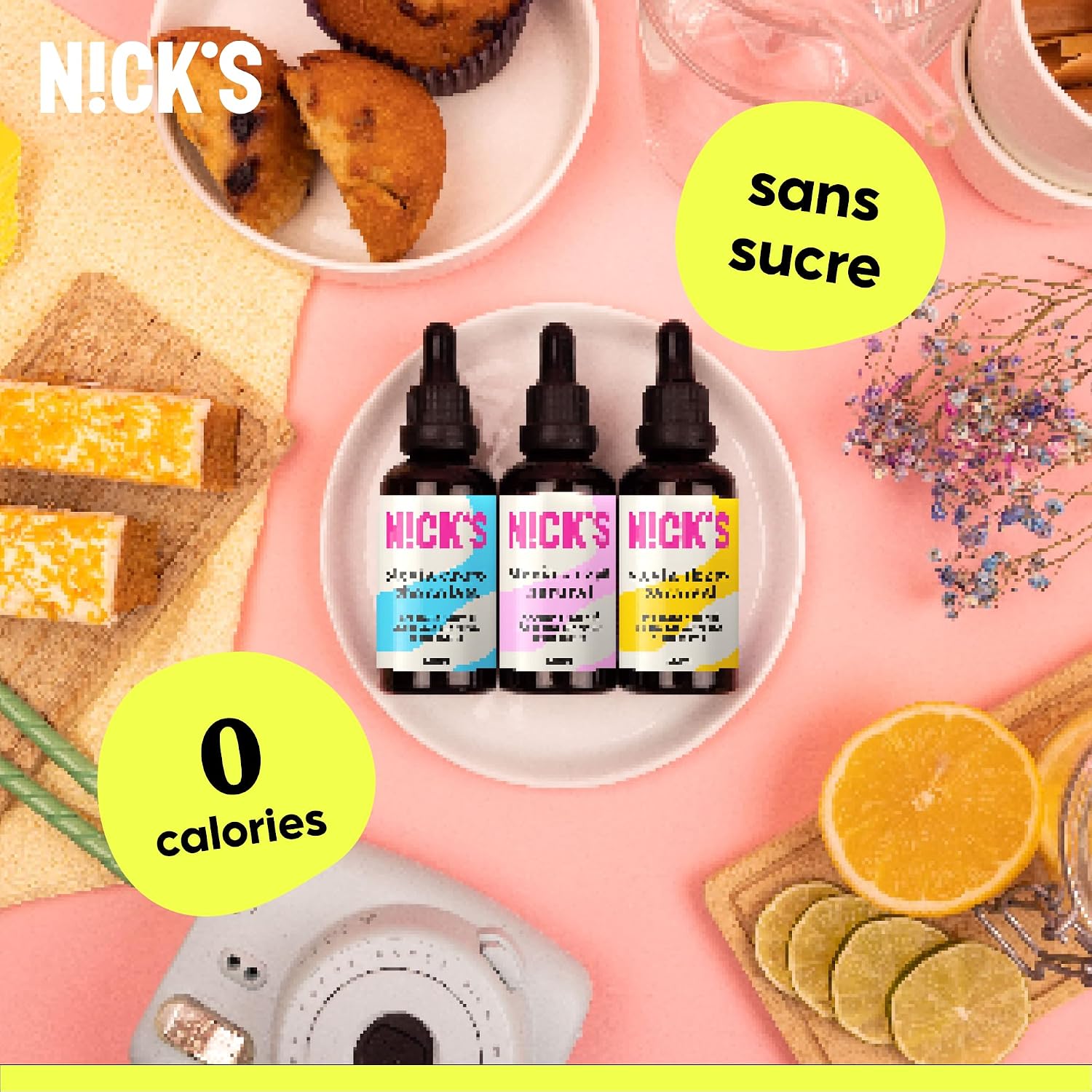Detalle de N!CK'S Stevia Liquide Ă©dulcorant 50 ml đ