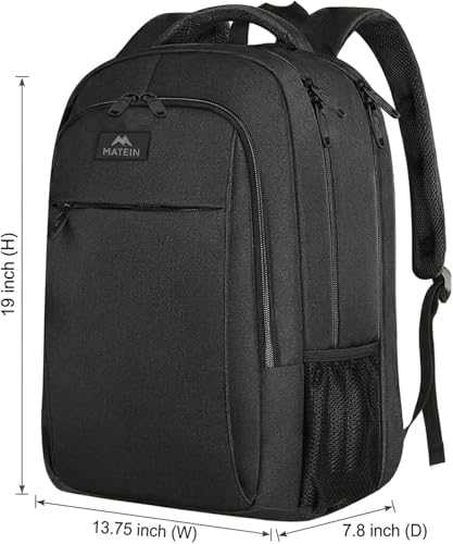 Detalle de MATEIN Travel Laptop Backpack 17.3 Inch – Lightweight Work Bag for Commutes and Travel