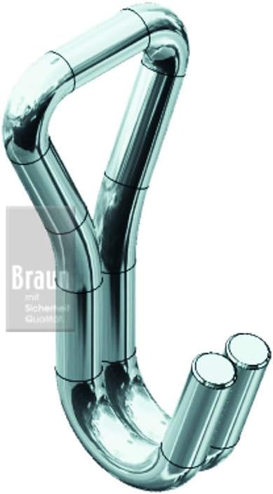 Detalle 2 de Braun Bike-Lashing-Set 6-teilig für Vorderad-Sicherung – 25 mm Breite, 750 daN/1500 daN