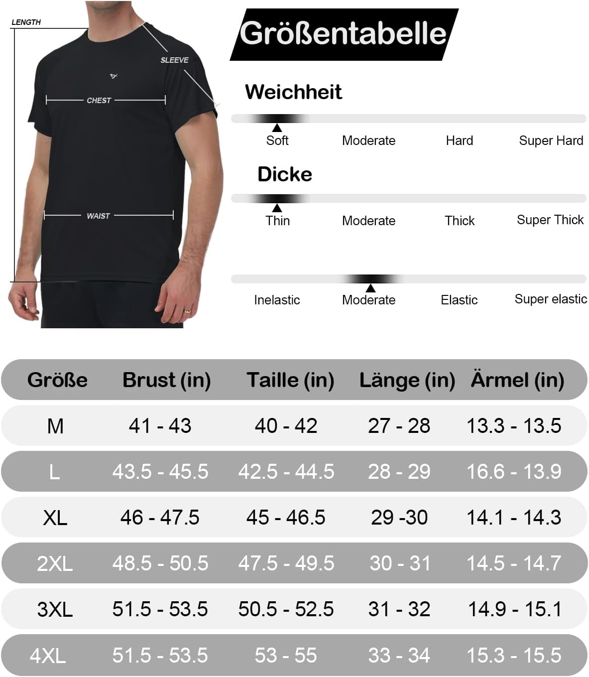 Thumbnail 5 de VAYAGER Maillot de Bain à Manches Courtes pour Homme – Rashguard UPF 50+ et Séchage Rapide, Anti-UV