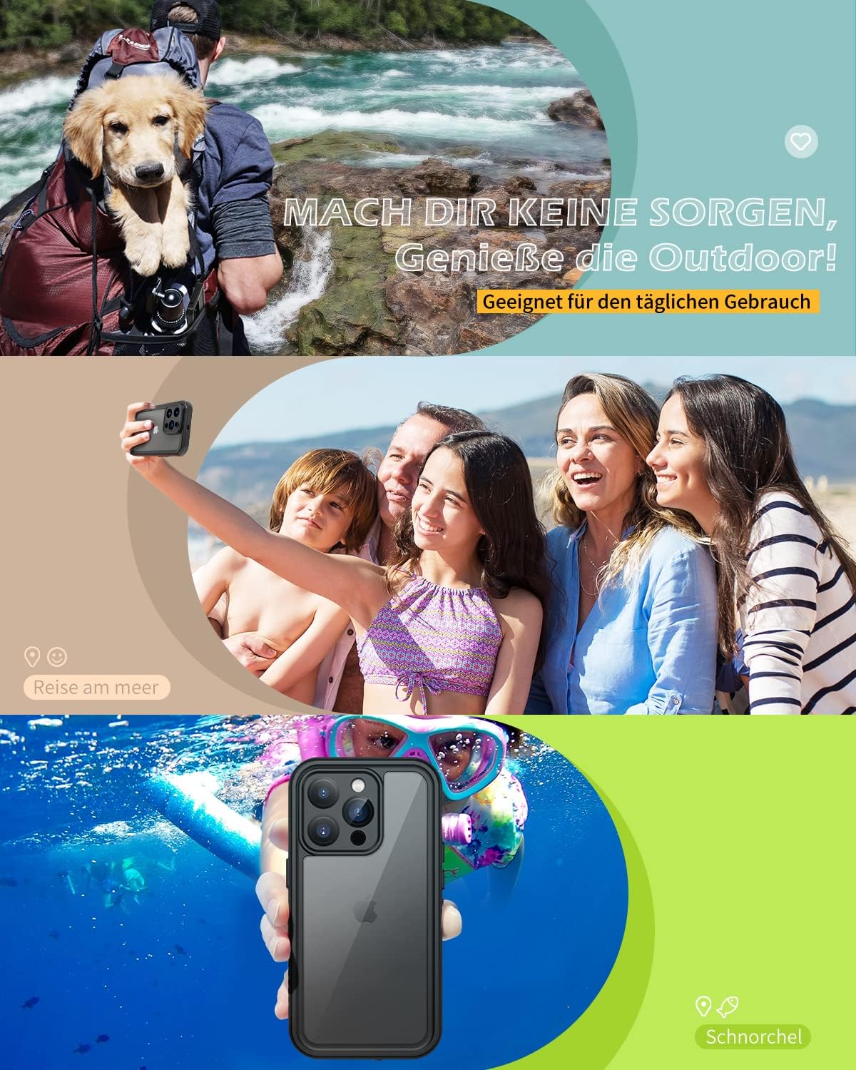 Thumbnail 6 de Lanhiem iPhone 14 Pro wasserdicht 6,1"