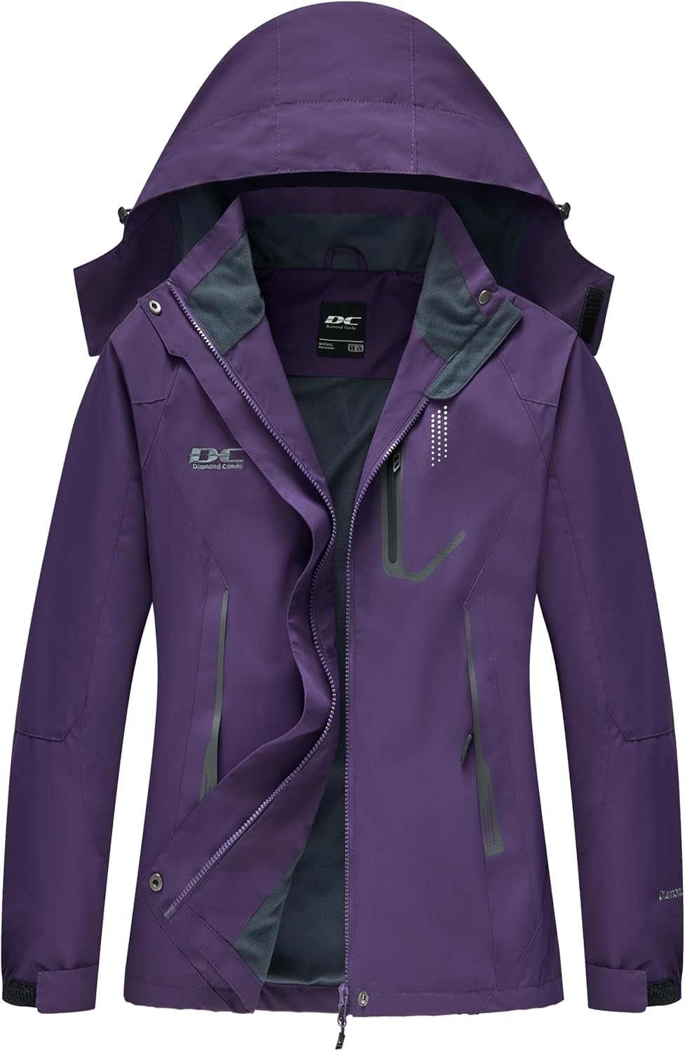 Detalle de DCmount Regenjacke Damen Wasserdicht