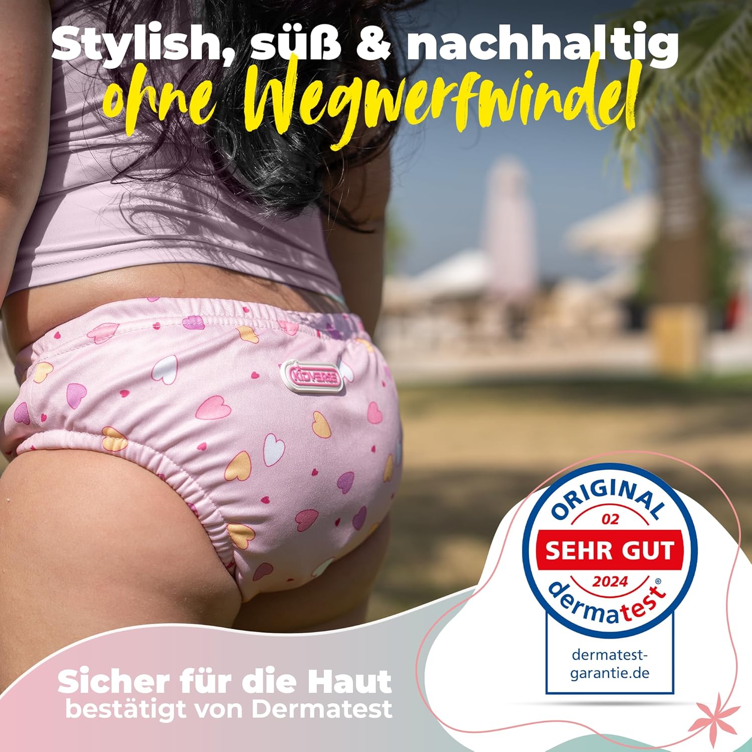 Thumbnail 3 de KIDVERSE Schwimmwindel Baby Badehose ab 1–2 Jahre – Wiederverwendbar, hautfreundlich, mit Tragetasche