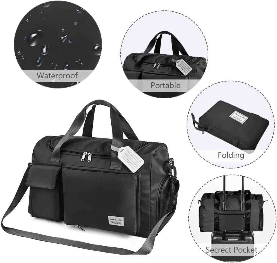 Thumbnail 3 de Lightweight Travel Gym Duffel foldable overnight bag
