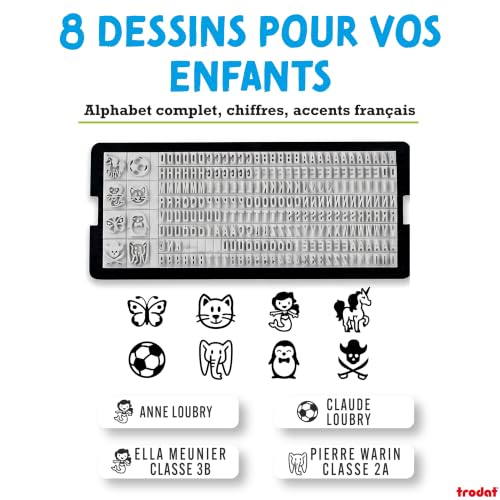 Thumbnail 9 de Trodat Je marque mes p'tites affaires – Kit tampon à personnaliser soi-même
