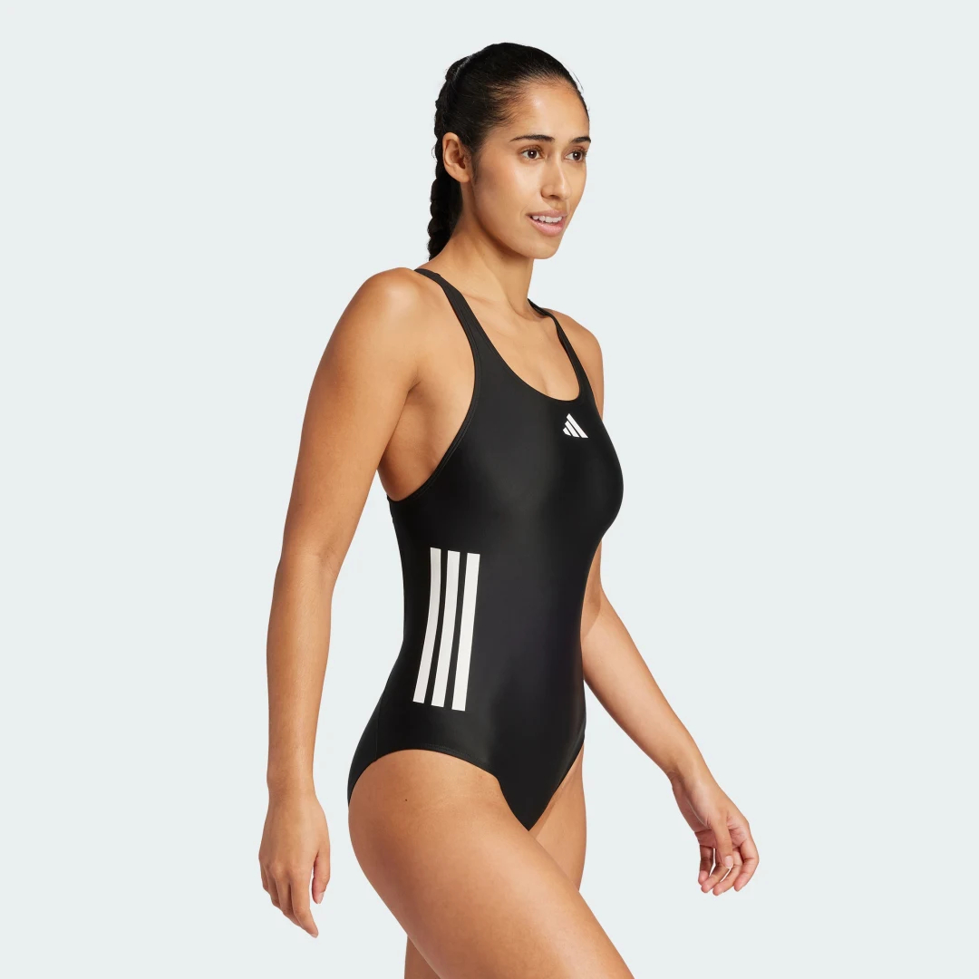 Thumbnail 2 de Bañador C-Back 3 bandas de Adidas – Negro