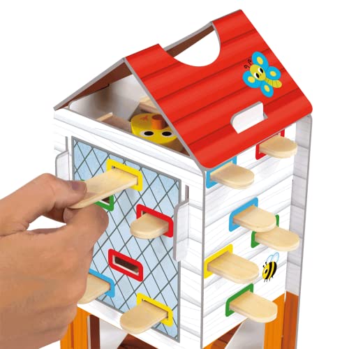 Detalle de Goula Happy Chickens: juego de mesa educativo para preescolar, 3+ años