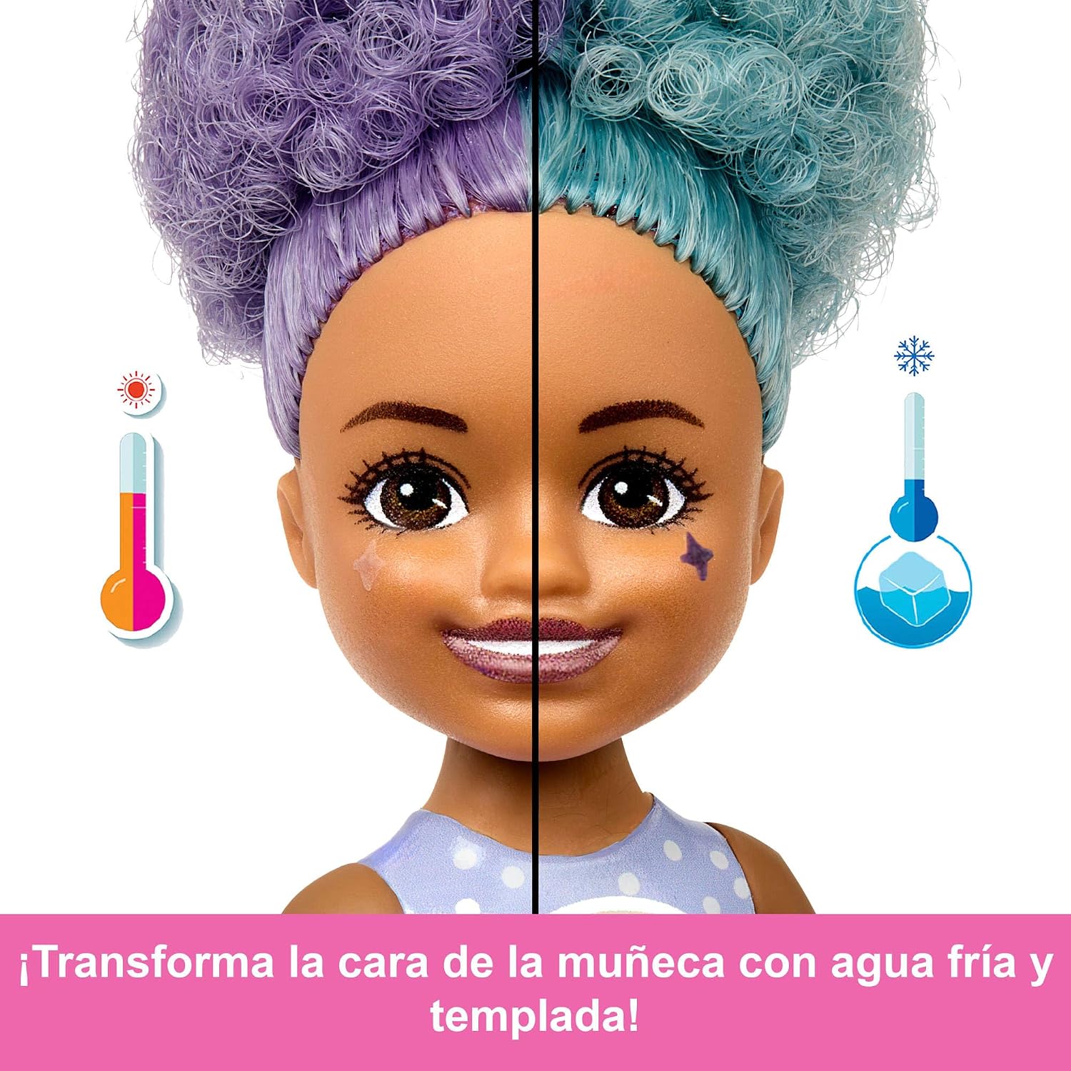 Detalle de Barbie Pop Reveal Dulces Chelsea con Sorpresas JFY01 🍭