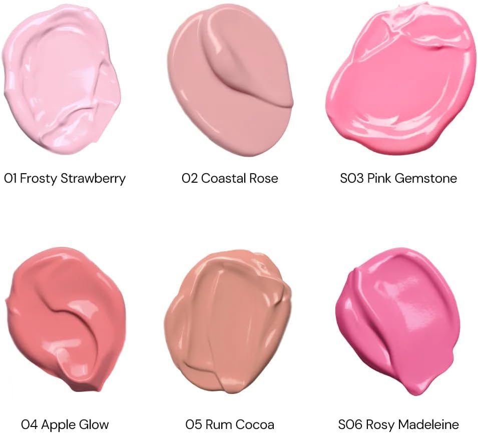Detalle 2 de Flower Knows Strawberry Cupid Liquid Blush, 05 Rum Cocoa, Buildable Soft-Matte