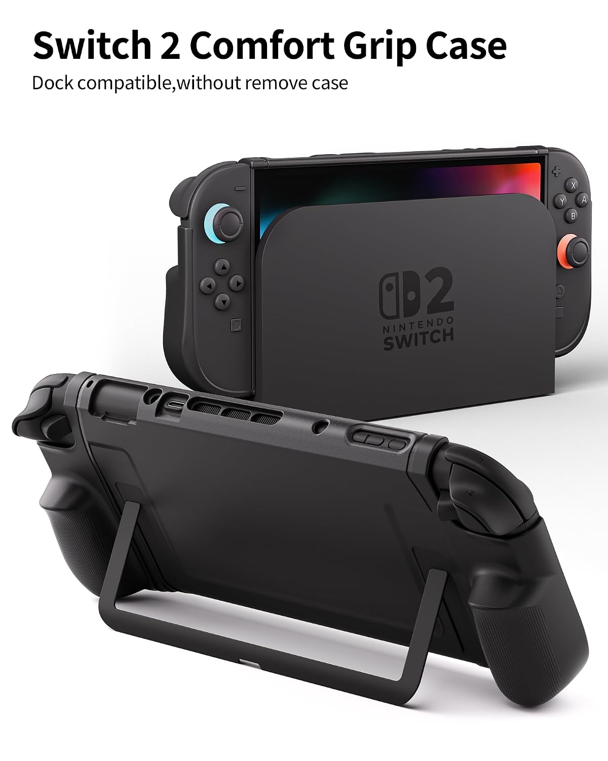 Detalle de COOWPS Switch 2 Pro Controller Accessories Bundle 17-in-1 for Nintendo Switch 2
