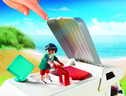 Thumbnail 7 de Playmobil Family Fun 70088 Camping-Car Familial avec Toit Amovible et Accessoires