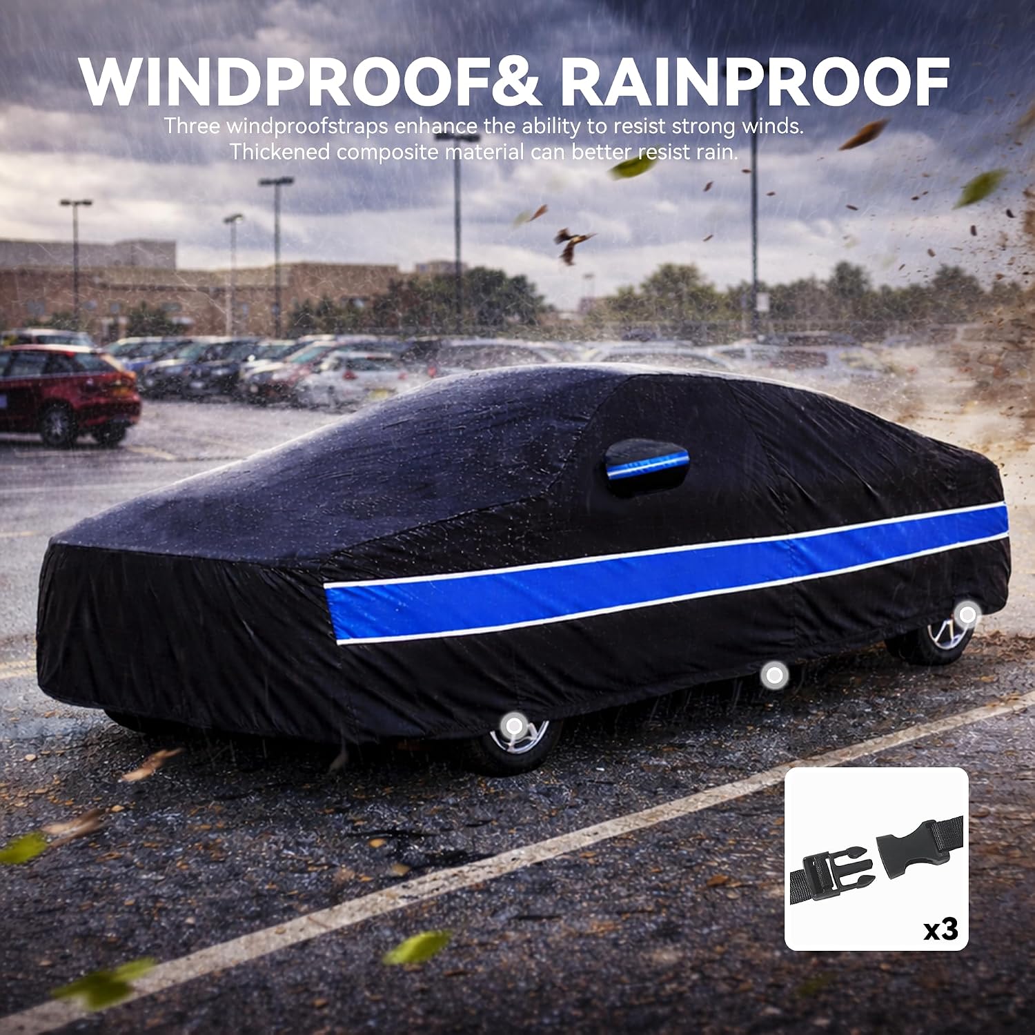 Detalle 2 de Corolla Custom-Fit Car Cover, 10-Layer