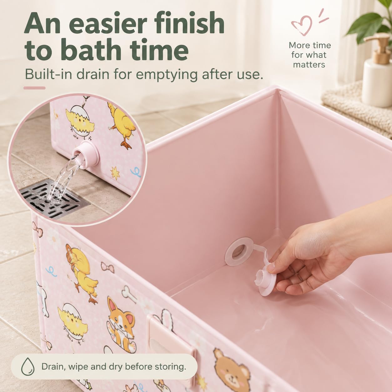Detalle 2 de Foldable Baby Bathtub, PVC