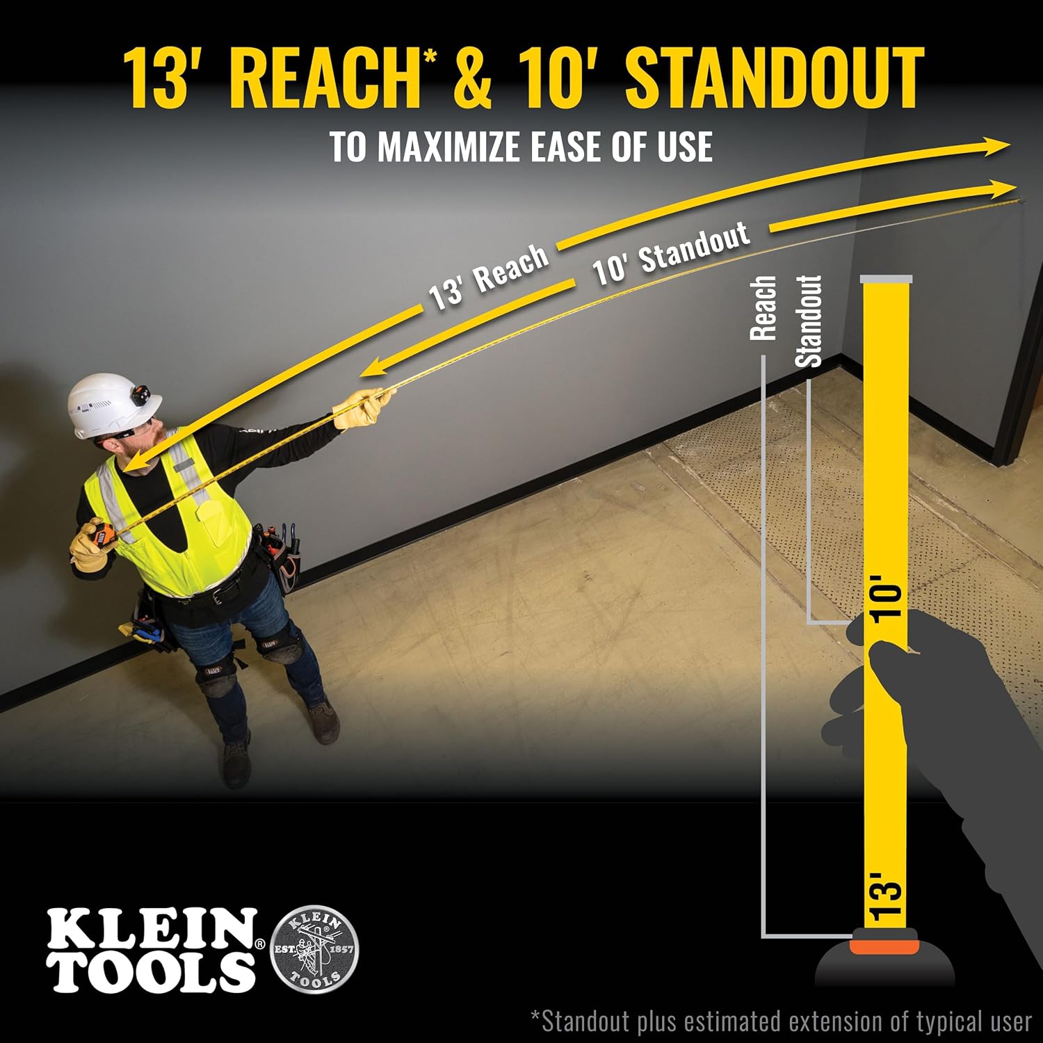 Detalle de Klein Tools Tape Measure, 16-Foot