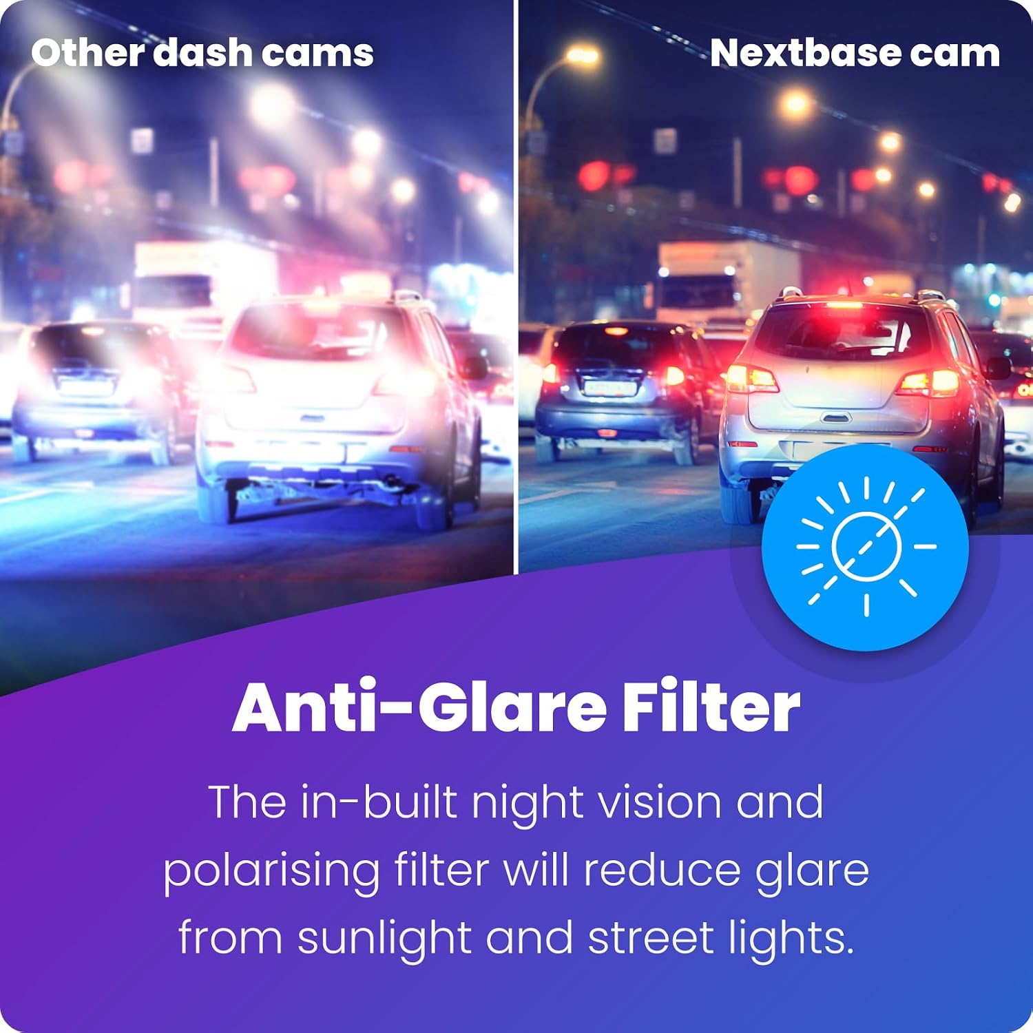Thumbnail 2 de Nextbase 522GW Dash Cam Front and Rear Camera | 2K 1440p with GPS, Wi‑Fi, Bluetooth, and 64GB Included