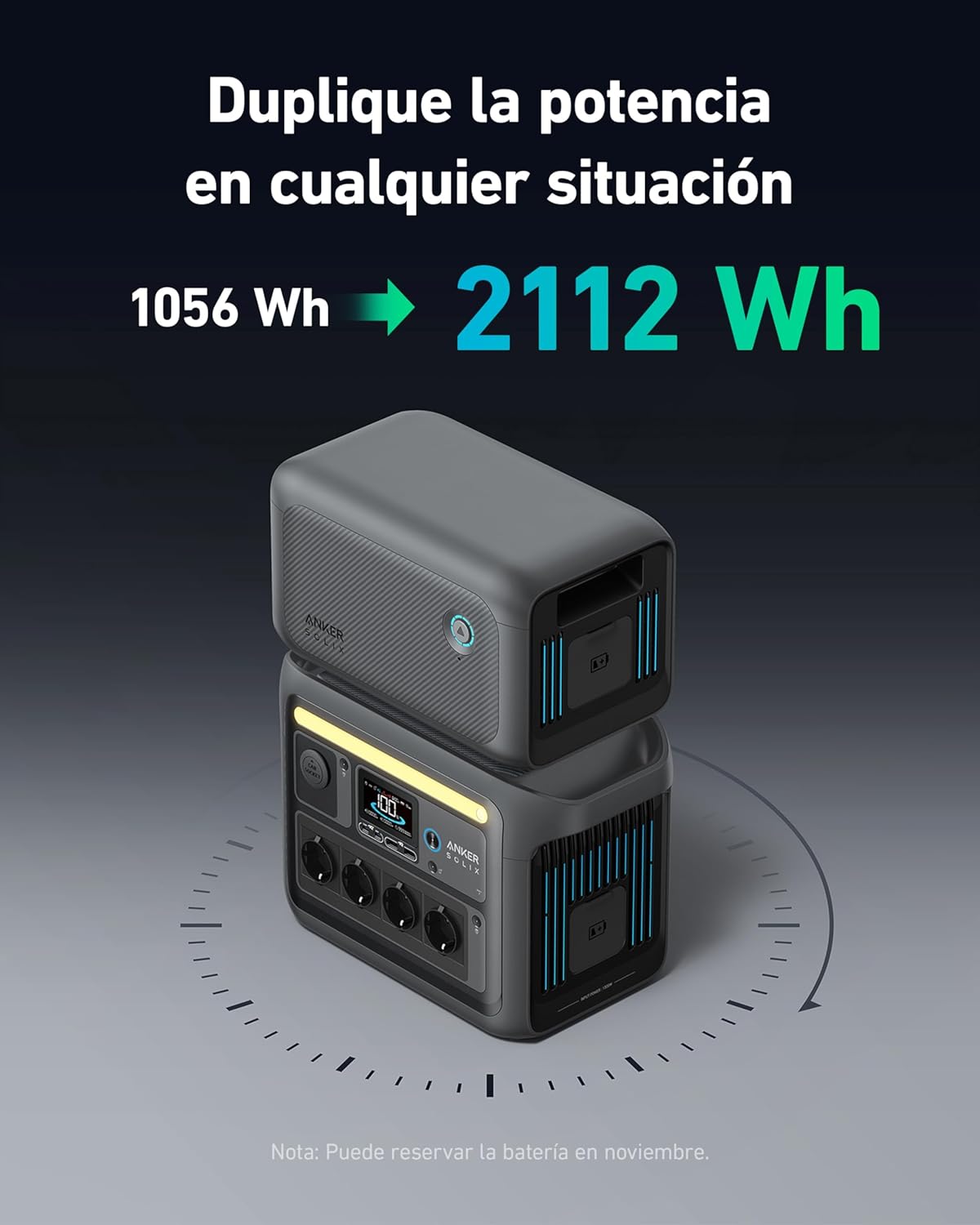Thumbnail 3 de Anker SOLIX C1000 portátil 1800 W