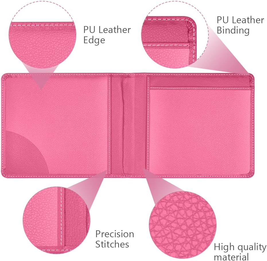 Detalle 2 de OFFCUP Disabled Badge and Timer Holder in PU leather-effect (Blue Badge + timer) – Rose Red hologram-safe design