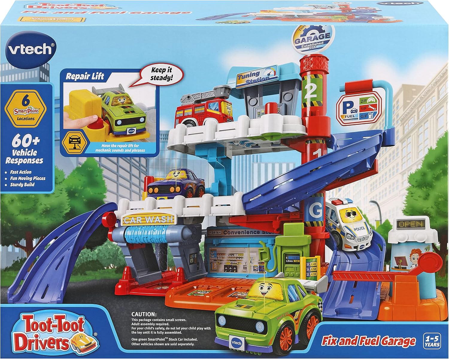 Detalle de VTech Toot-Toot Drivers Fix & Fuel Garage
