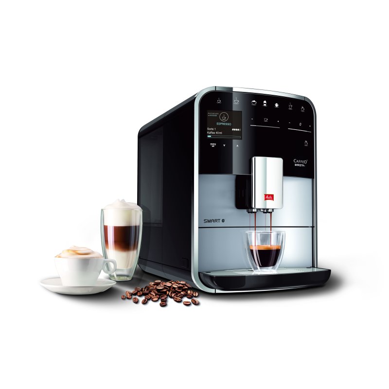 Thumbnail 3 de Melitta Cafetera Automática Espresso 1,8 L, 15 bar, doble surtidor y pantalla TFT en plata