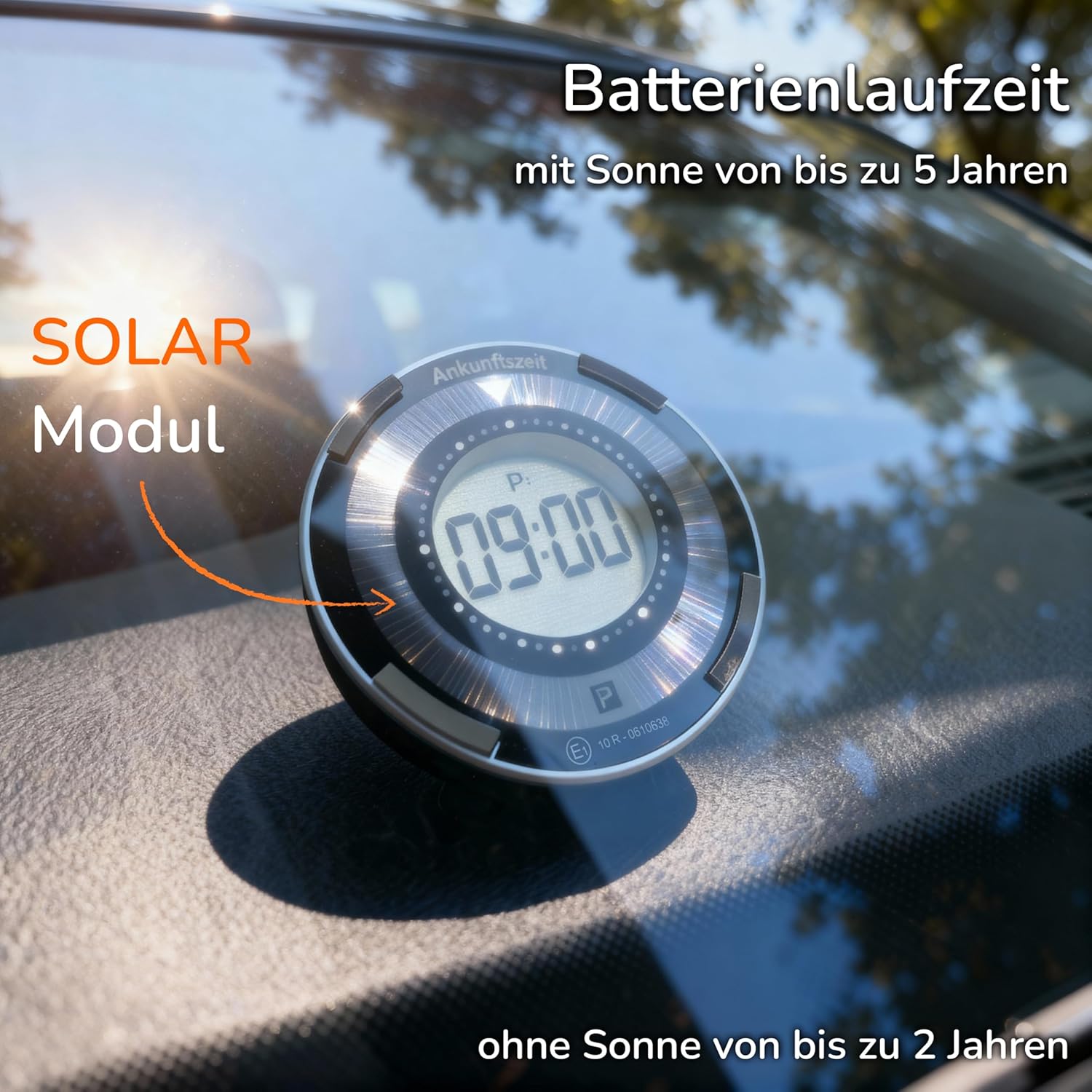 Thumbnail 4 de Upgrade4cars Elektronische Parkscheibe CR2450