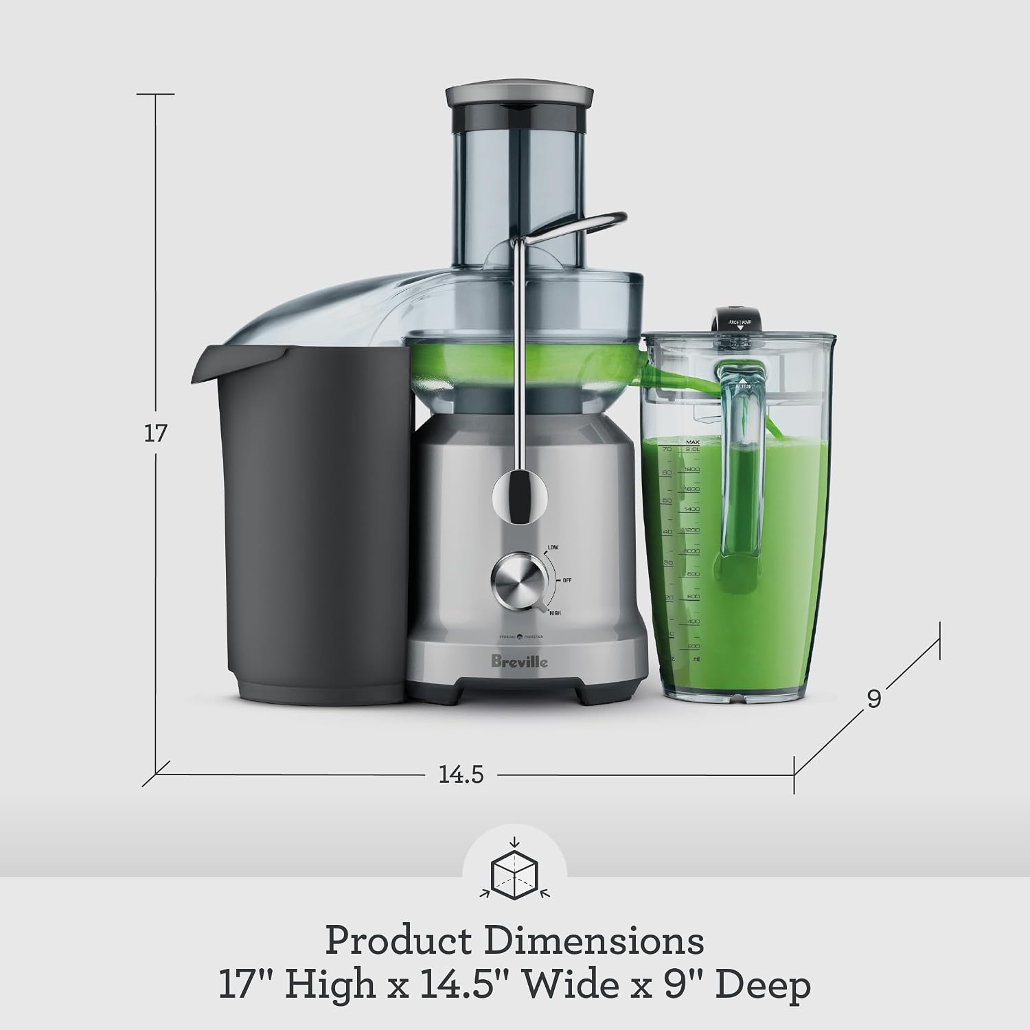 Thumbnail 6 de Breville centrifugal juicer BJE430SIL