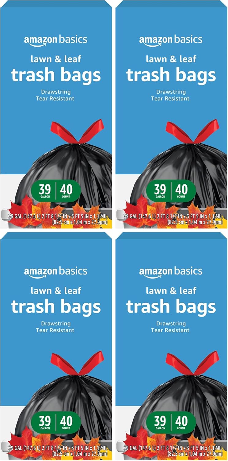Thumbnail 4 de Amazon Basics 39-Gallon Leaf Bags, 40 Count