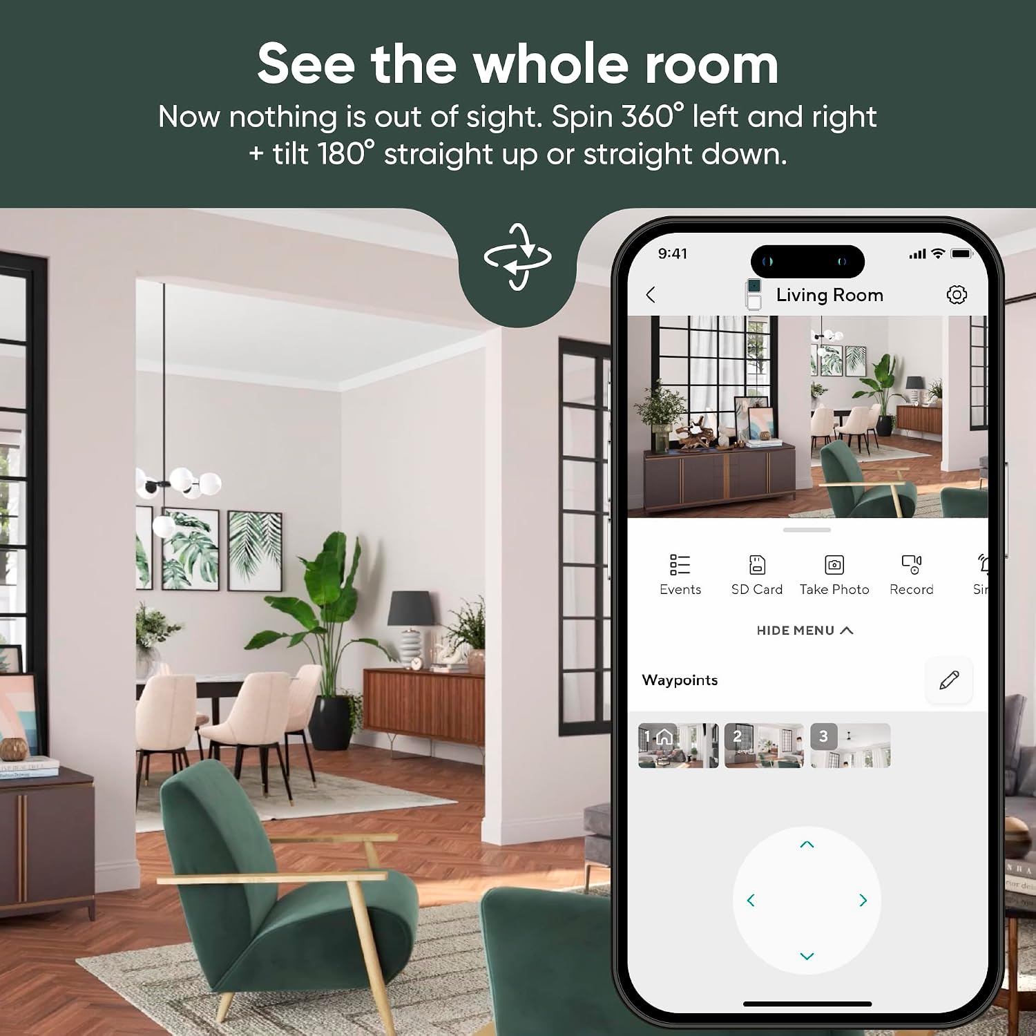 Thumbnail 4 de WYZE Pan-Tilt Security Camera v3