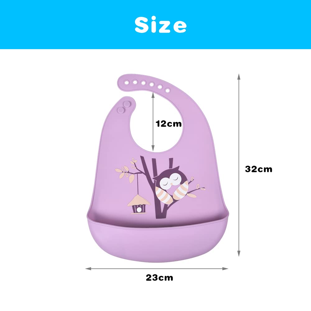 Thumbnail 1 de Vicloon Silikon-Lätzchen 2er Set mit Auffangschale