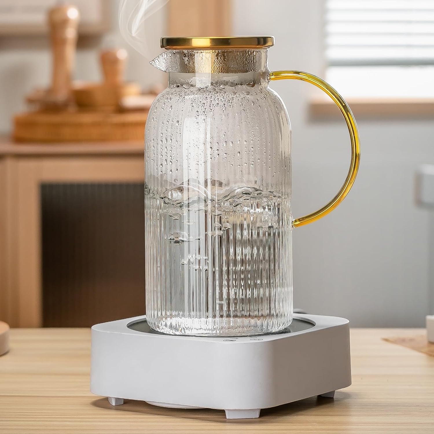 Detalle de Buaic Glass Pitcher, 68 oz