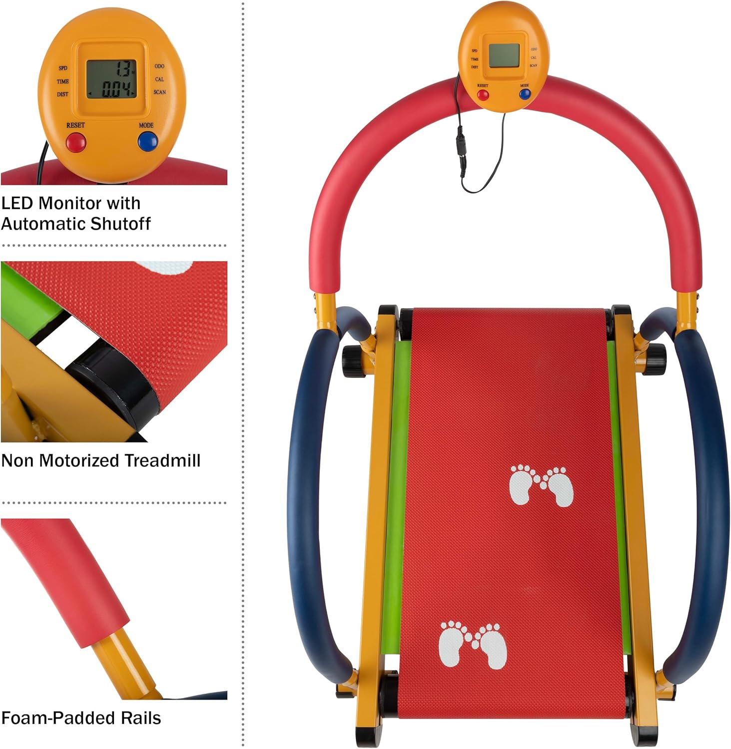 Detalle 2 de Kids Treadmill 150 lb Capacity