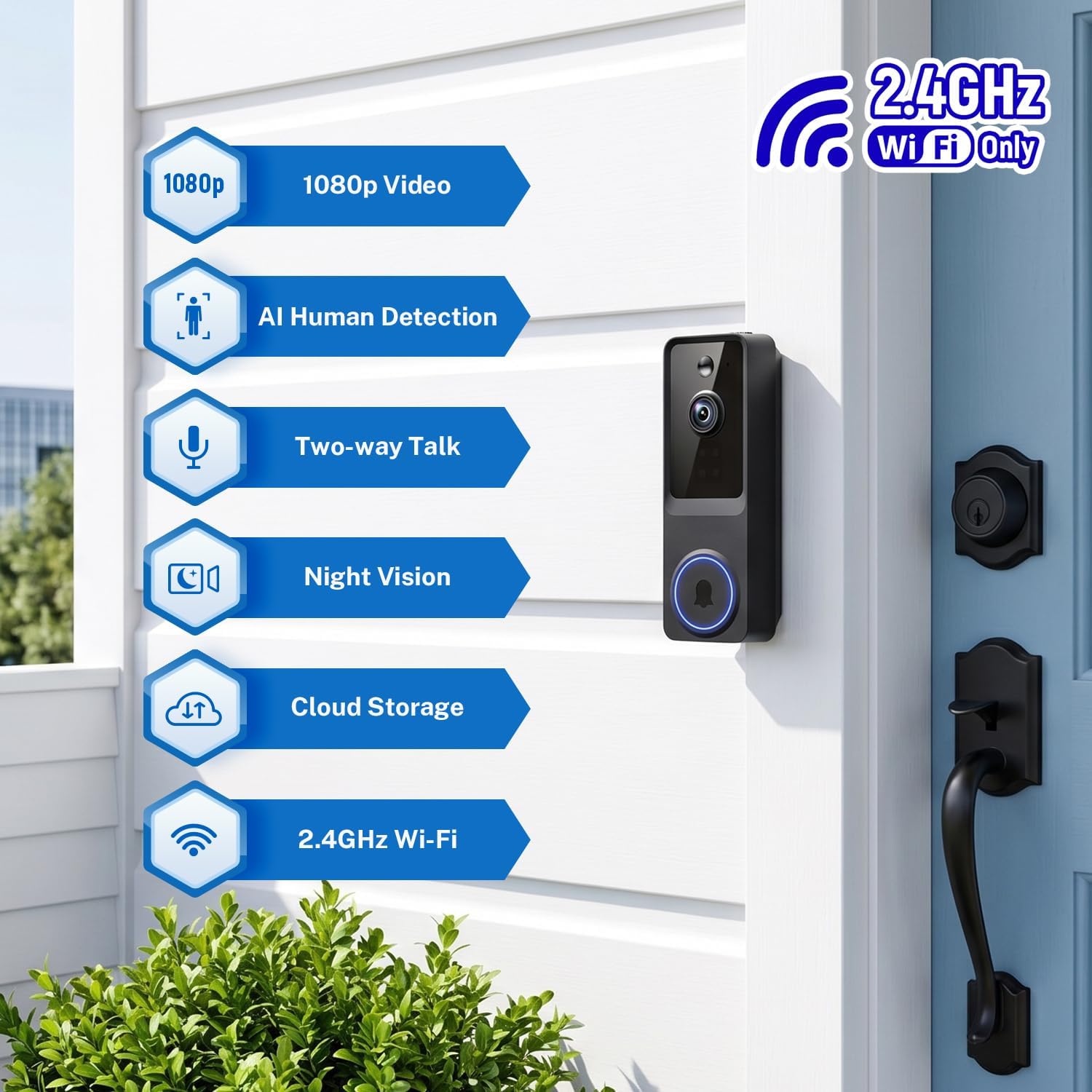 Thumbnail 4 de ModeJump 1080P Battery Wireless Security Camera with AI Human Detection