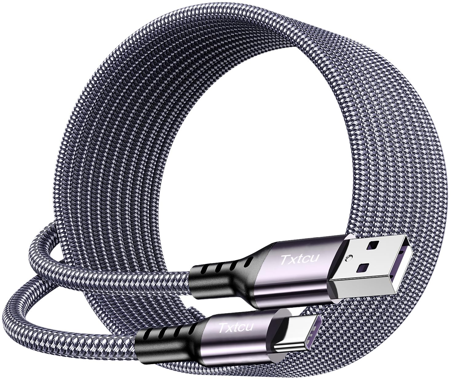 Detalle de Txtcu 8m Extra Long USB C Cable – Premium Braided Type-C Charger for PS5, Samsung & More