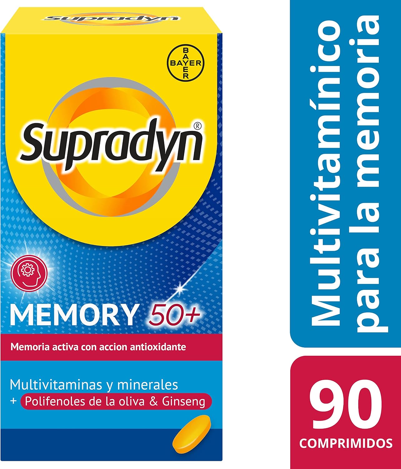 Detalle 2 de Supradyn Memory 50+ 90 comprimidos
