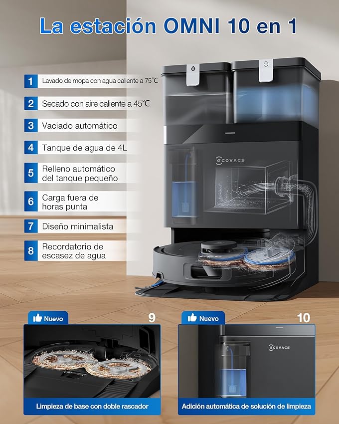 Thumbnail 4 de ECOVACS DEEBOT T30C Omni Gen2 Robot aspirador 25.000 Pa 🤖