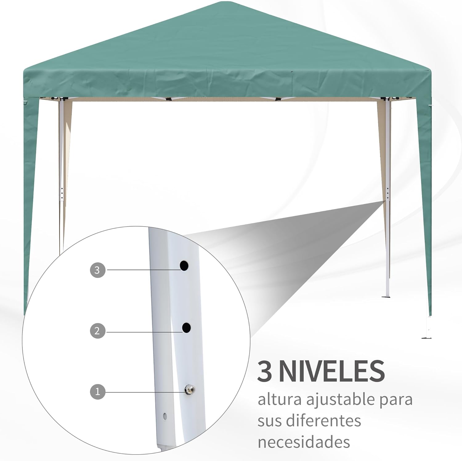 Thumbnail 4 de Outsunny carpa plegable 3x3 m