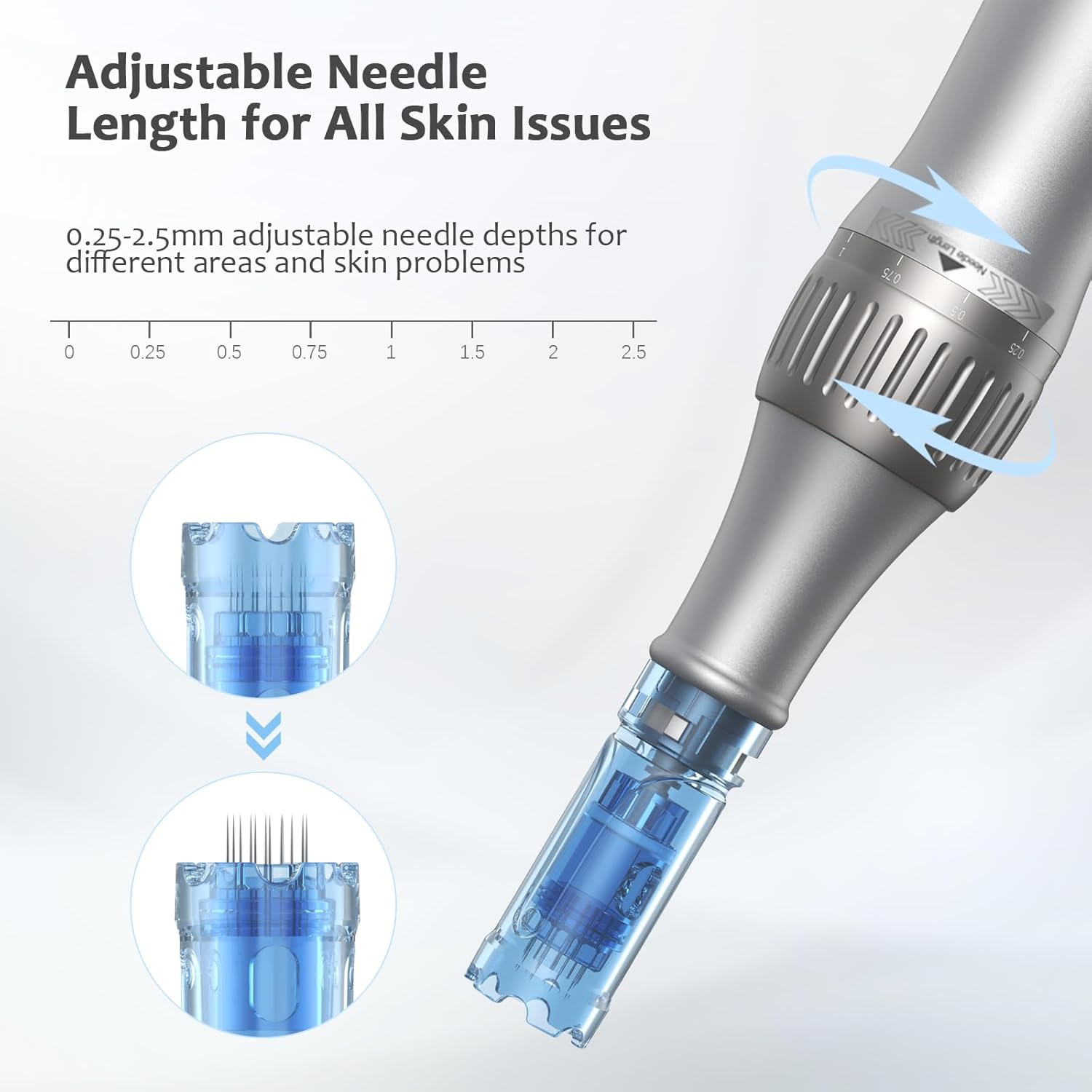 Detalle de Dr. Pen M8S Microneedling Pen 8 cartouches