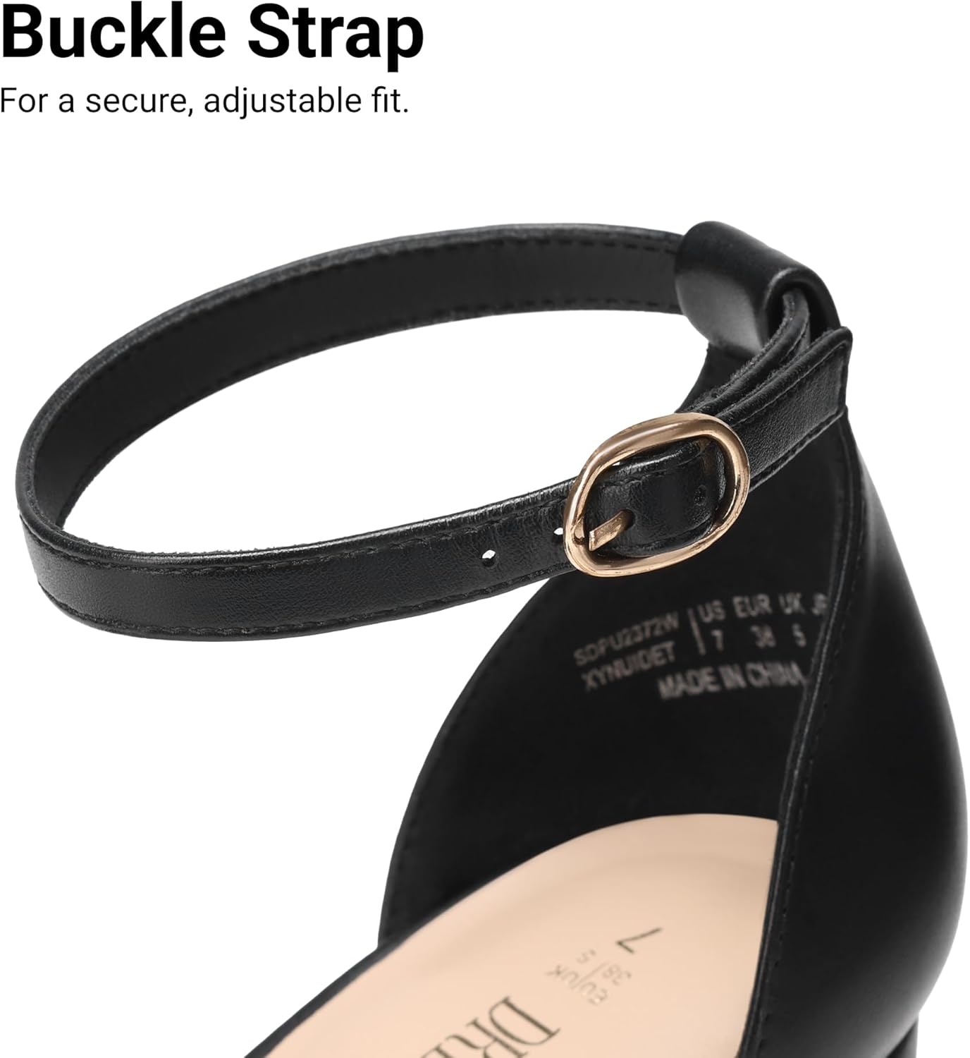 Thumbnail 5 de DREAM PAIRS Scarpe da Donna con Tacco a Blocco e Plateau – Eleganti per Sposa e Festa