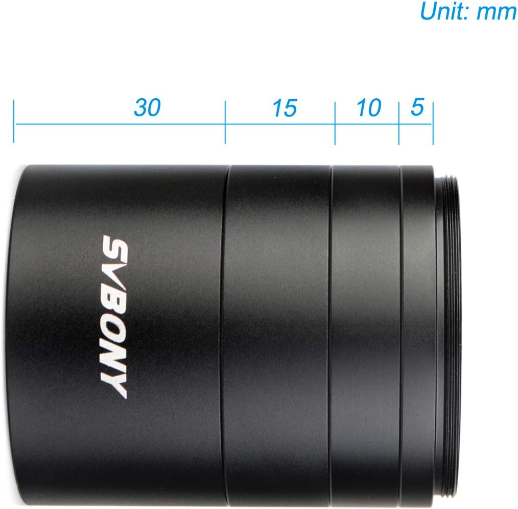 Thumbnail 2 de Svbony SV119 tubi di prolunga 2" set 5/10/15/30mm per astrofotografia