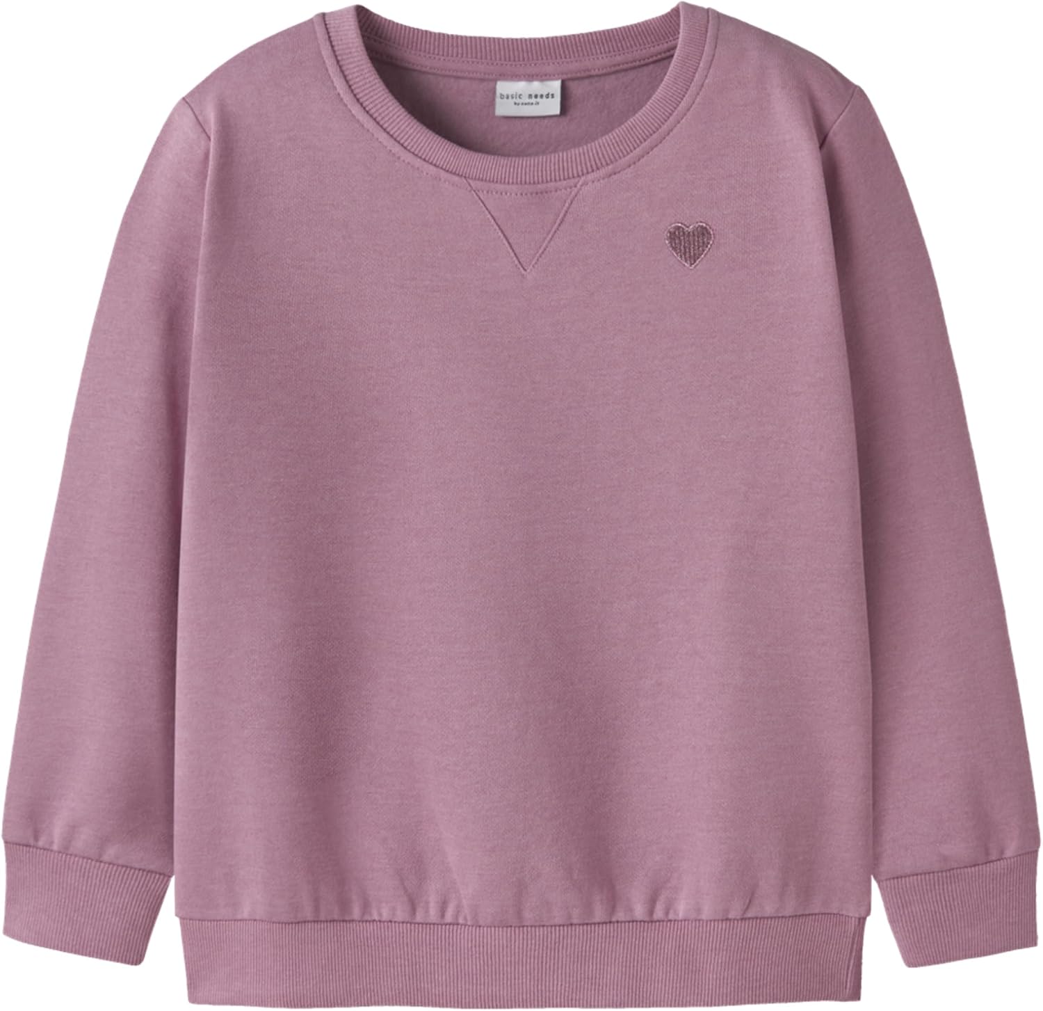 Detalle 2 de Name IT Mädchen Nmfvima Ls Sweat Bru Noos (1er Pack) – Rundhals-Sweatshirt mit weicher Innenseite