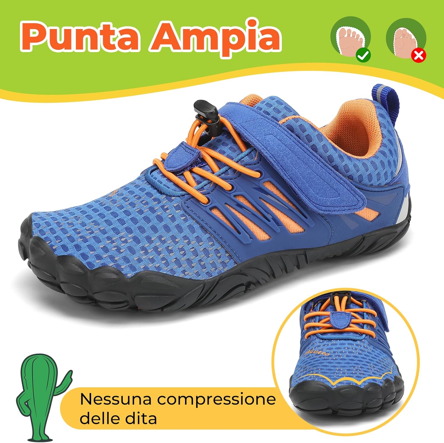 Thumbnail 1 de SAGUARO Barefoot Shoes Bambini - Scarpe Minimaliste Traspiranti per Ragazzi e Ragazze (Gr.24-36)