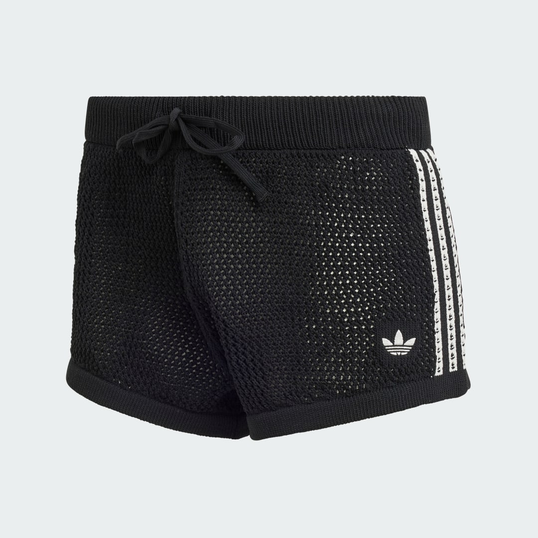 Thumbnail 3 de Pantalón corto de punto con ganchillo Adidas – negro
