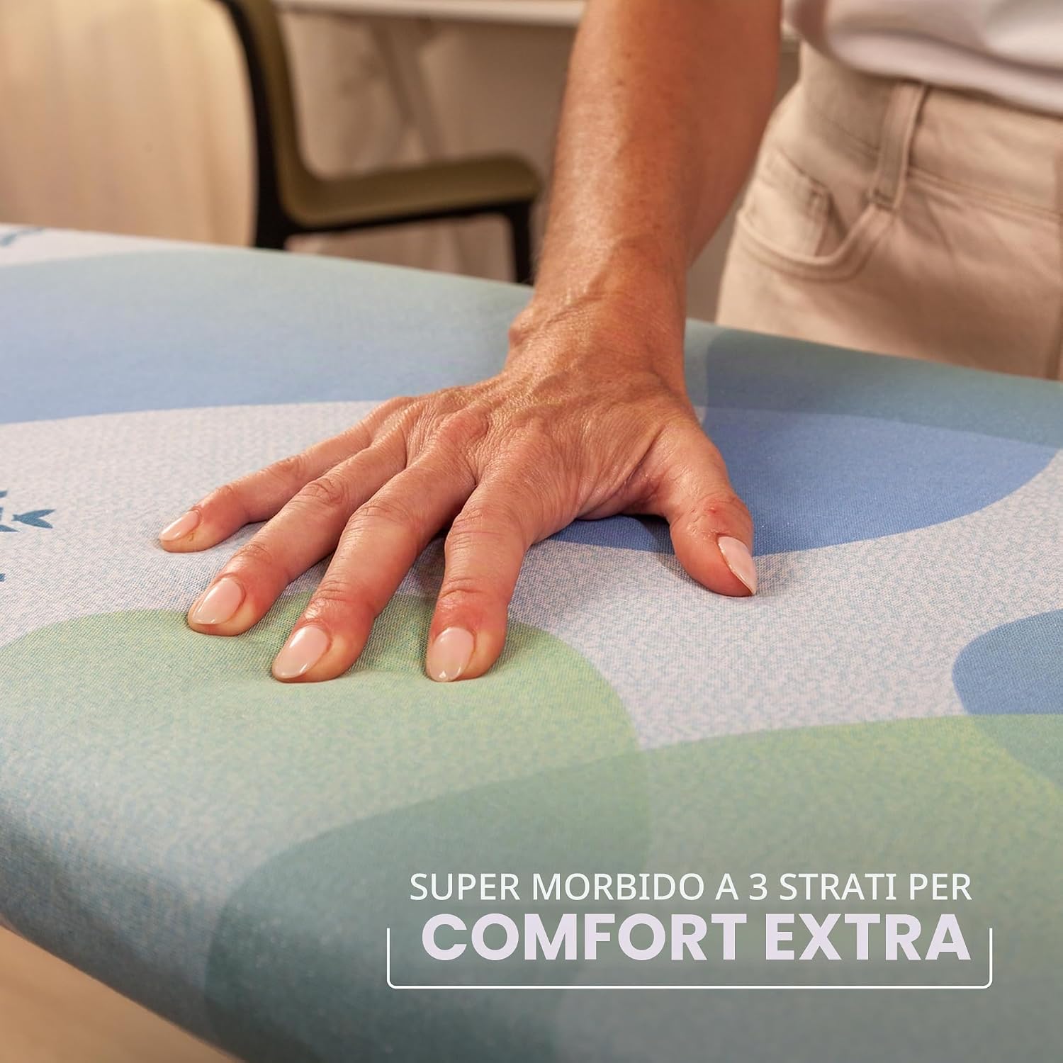 Detalle de Vileda Premium 2in1 Copriasse da stiro Universale – Triplo Strato e rivestimento termoriflettente