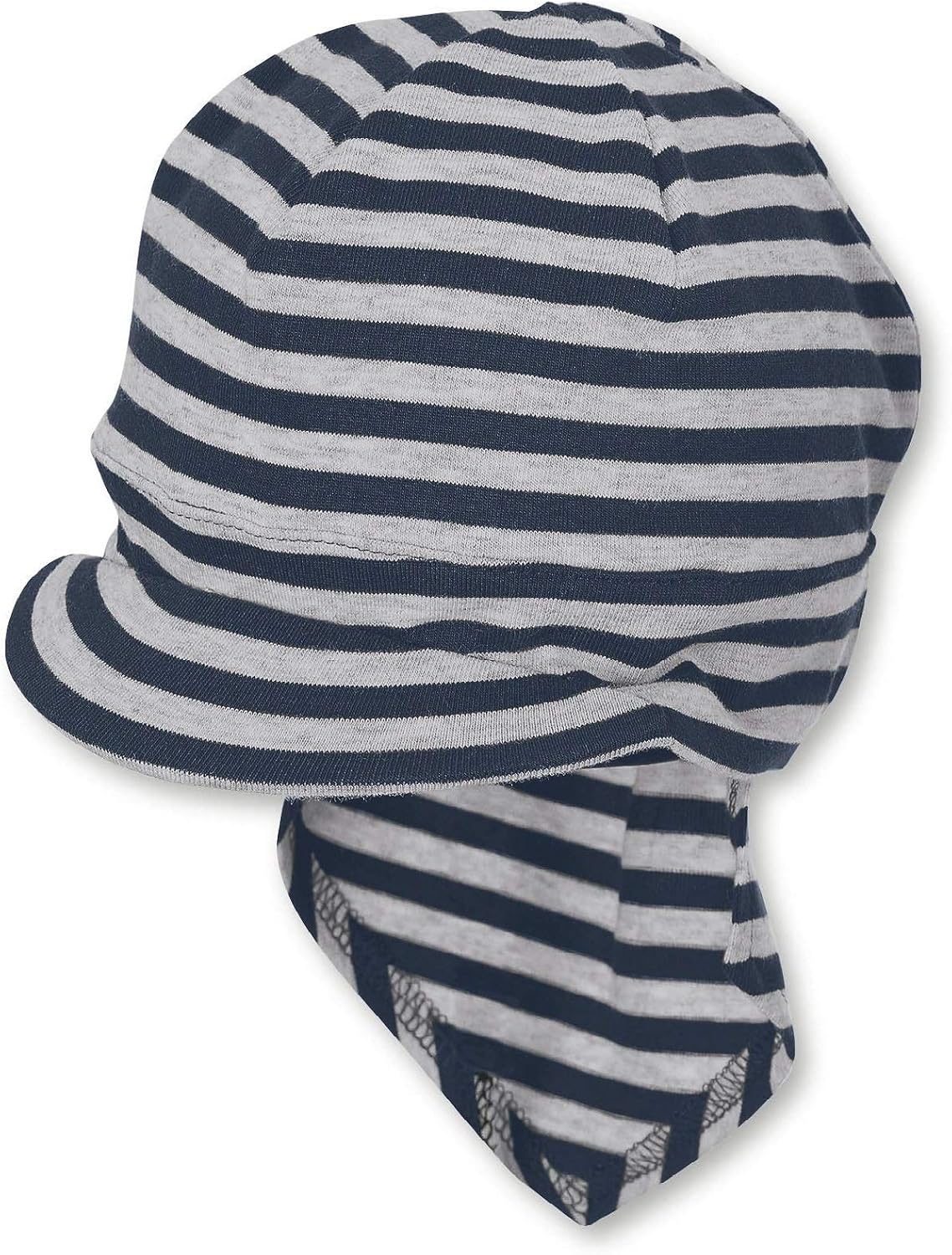 Thumbnail 2 de Sterntaler Unisex Baby Mütze Piratentuch mit Nackenschutz – UV-Schutz 50+, Größe 43, Asphalt