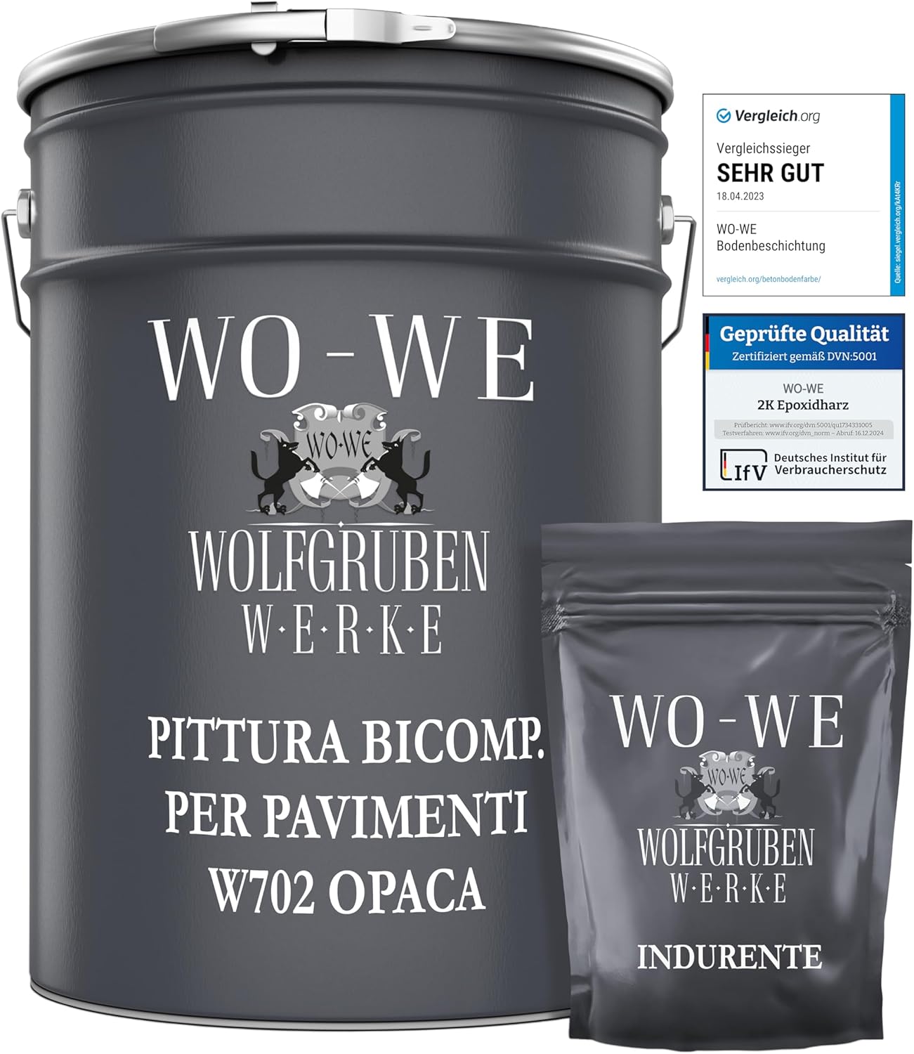 WO-WE W702 Vernice epossidica opaca 2,5 kg