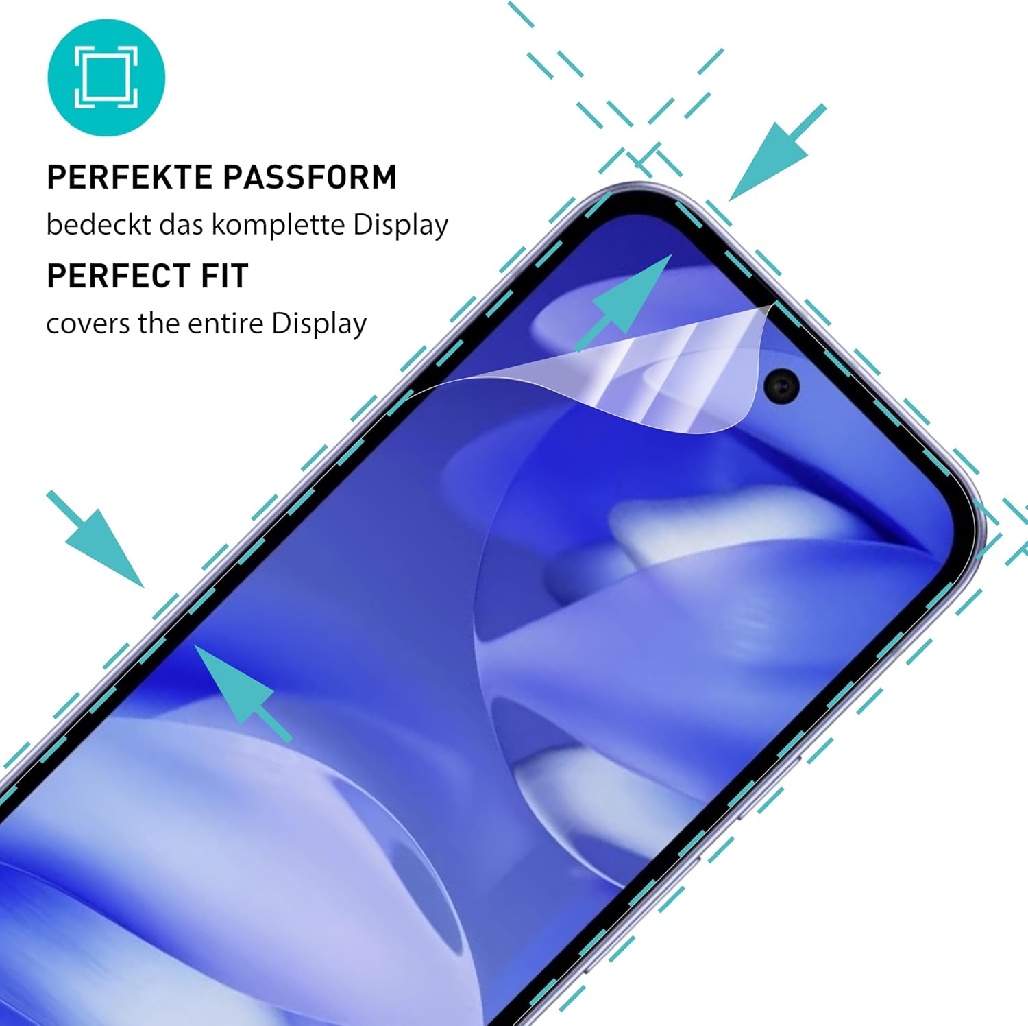 Thumbnail 1 de SmarTect TPU Screen Protector for Google Pixel 9a, 2 Films and 2 Camera Covers