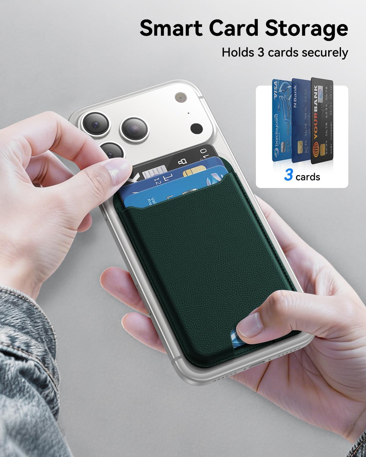 Thumbnail 4 de TWZKG MagSafe Wallet 3-Card Slim 0.15in