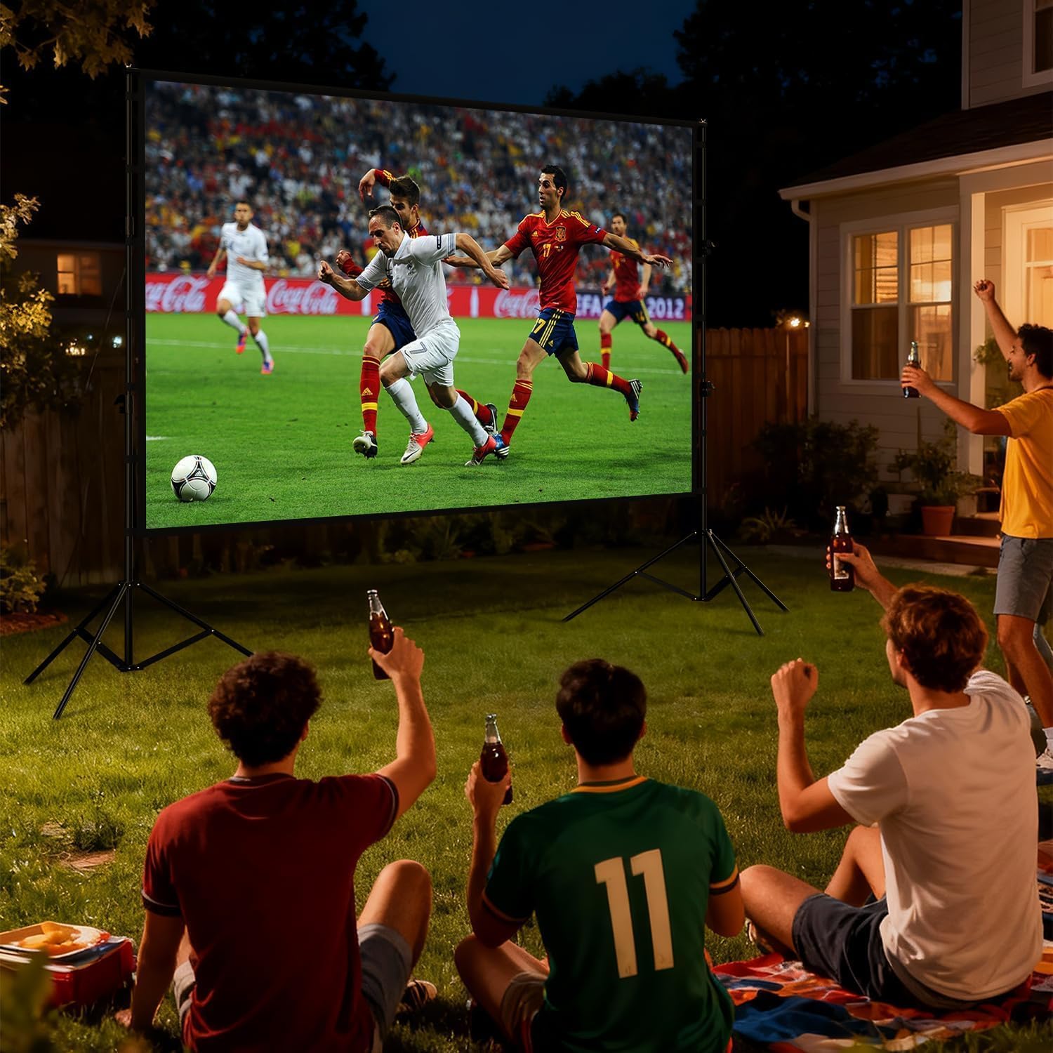 Thumbnail 1 de ACSTAB Projector Screen, 150-Inch