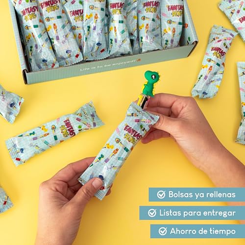 Detalle 2 de BONNYCO Bolígrafos Multicolor Pack de 30 | Regalos de cumpleaños y material para clase