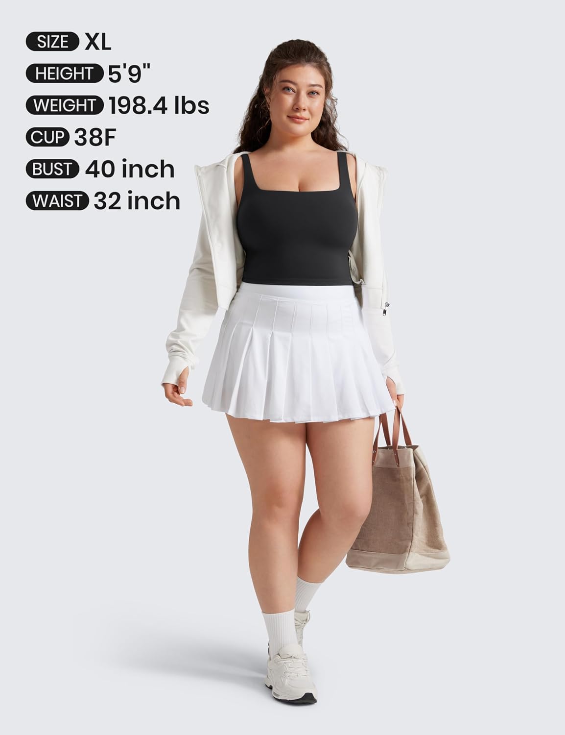 Thumbnail 6 de CRZ YOGA Damen Butterluxe Sport-BH Gepolstert ohne Bügel – Crop Yoga Tank Top